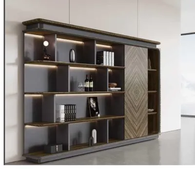 Zdjęcie produktu dla Designerska szafka na książki Szafka na dokumenty Meble biurowe Półka biurowa