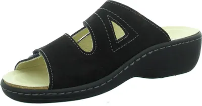 Zdjęcie produktu dla Longo Mules - Black / Silver Leather : Normal : 36 Rozmiar: 36 Szerokość: Normalna