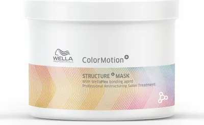 Produktbild von Wella Professionals ColorMotion+ Structure+ 500ml, 500 ml, Frauen, Gefärbtes Haar, Gefärbtes Haar, Farbschutz, Glanz, Verstärkung, Topf, AQUA/WATER/EAU, BIS-HYDROXY/METHOXY AMODIMETHICONE, STEARYL ALCOHOL, CETYL ALCOHOL,...