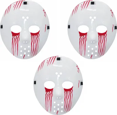 Produktbild von Blutige Hockeymaske ( 3Stück )