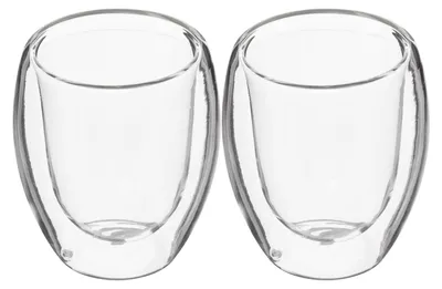 Produktbild von Set von Secret de Gourmet Kaffeetassen Transparentes Glas 70 ml