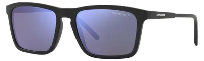 Zdjęcie produktu dla Męskie okulary przeciwsłoneczne Arnette SHYGUY AN 4283 MATTE BLACK/GREY BLUE 56/18/140