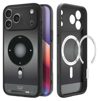 Immagine prodotto di Custodia posteriore Spigen Ultra Hybrid compatibile con Apple iPhone 17 Pro Max, con tecnologia MagSafe - Colore: Nero classico
