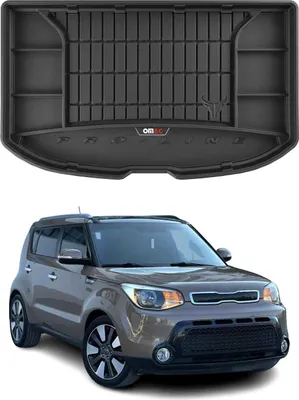 Image de Tapis de Coffre pour Kia Soul 2013-2018 TPE Noir