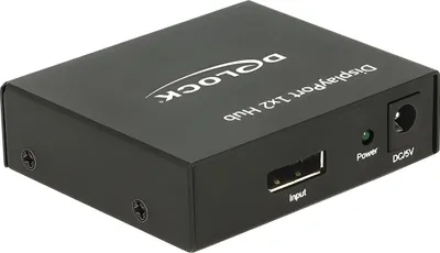 Image de DELOCK Splitter Displayport 1 entrée -> 2 sorties