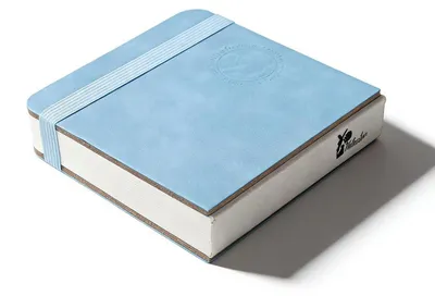 Obrázek produktu pro Akvarelový skicák, 30 listů, rozměr 10x10 cm, modrá barva, gramáž 300 g/m², přenosný