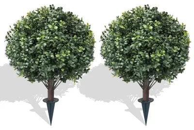 Imagen del producto de Juego de 2 bolas de boj artificial