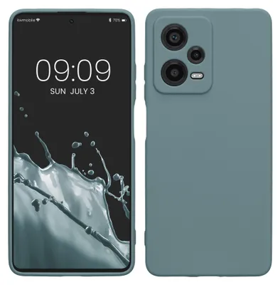 Produktbild von kwmobile Handyhülle für Xiaomi Redmi Note 12 Pro 5G Hülle - weiches Handy Silikon Case - Schutzhülle Cover - Arctic Night