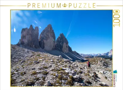 Produktbild von CALVENDO Puzzle Drei Zinnen, Dolomiten, Italien | 1000 Teile Lege-Größe 64x48cm Foto-Puzzle für glückliche Stunden