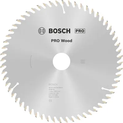 Produktbild von PRO Wood Kreissägeblatt, 210 x 2,8 x 30 mm, Z60