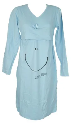 Produktbild von Damen Nachthemd Cotome Langarm V Stillen HAPPY PEOPLE 3261, L, Cotone 95%,Elasthan 5%