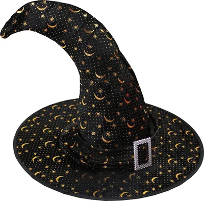 Obrázek produktu pro Halloweenský čarodějnický klobouk Strašidelný klobouk se širokou krempou, halloweenský dárek pro muže, ženy, děti, halloweenský kostým, cosplay, párty, festivaly, dekorace