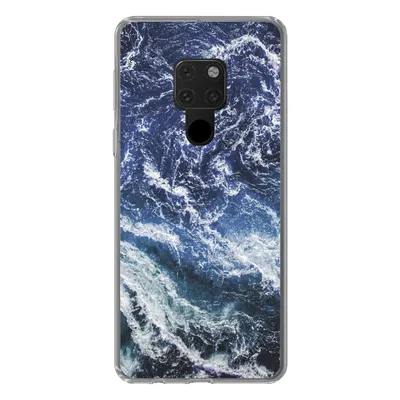 Produktbild von MuchoWow® Handyhülle Schutzhülle Hülle für Huawei P40 Lite Naturstein - Meer - Marmor Silikon Softcase Handy Hülle - Handy