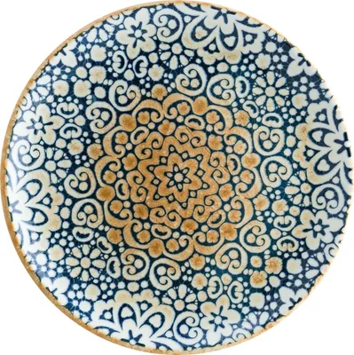 Produktbild von Bonna Premium Porcelain Alhambra Gourmet Teller flach, 27cm, 27cm, Premium Porzellan, blau, 1 Stück