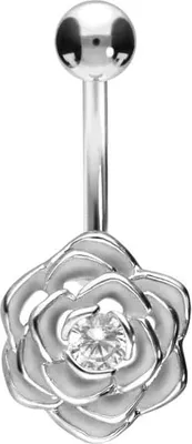 Produktbild von Bauchnabelpiercing Chirurgenstahl Bananabell BLUME