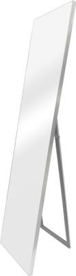 Standspiegel Barletta 150x35 cm Ganzkörperspiegel rechteckig Ankleidespiegel kippbar neigbar Silber