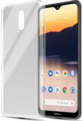 Produktbild von Cadorabo Hülle für Nokia 2.3 Schutz Hülle in natur Schutzhülle TPU Silikon Cover Etui Case