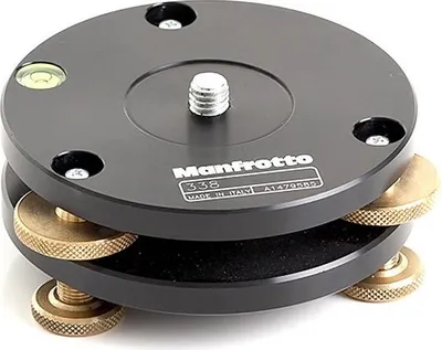 Produktbild von Manfrotto 338 Levelling Base, Aluminium, Schwarz
