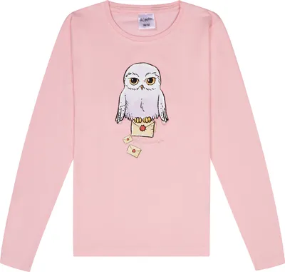 Produktbild von Harry Potter Hedwig Mädchen Langarm-Shirt Kinder Longsleeve   , Größe:158-164