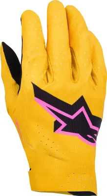 Image de Gants de motocross Alpinestars Supertech 2026, doré/noir, taille S