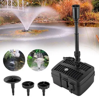 Productafbeelding van ApexArte® Solar Fontein - Led Verlichting - Vijververlichting - Zwart