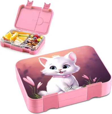 Produktbild von Kinderlunchbox mit Fächern, lekvrij, Bento-Box für Schule