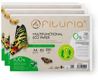 Produktbild von 80 g A4 Recyclingpapier, 250 Blatt, 100% aus Recyclingpapier, Recyclingpapier im DIN A4-Format