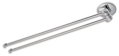 Image de Novaservis Porte-serviettes double bras Metalia 1 chromé