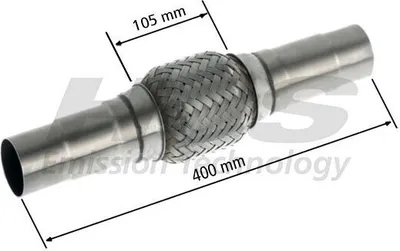 Image de HJS 83 00 8561 Tuyau flexible d'échappement Tuyau d'échappement