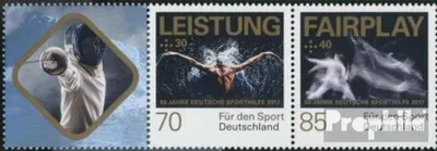 Produktbild von Briefmarken BRD (BR.Deutschland) 2017 Mi W135 gestempelt Sporthilfe