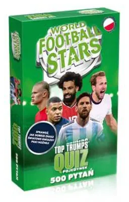 Produktbild von Kartenspiel Top Trumps Quiz Fußballstars der Welt