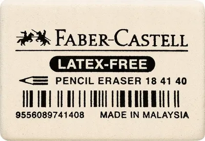 Produktbild von FABER-CASTELL Radierer Latex-free 7041-40