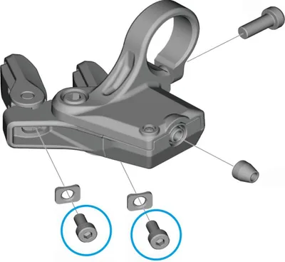 Produktbild von SHIMANO Befestigungsschraube SW-M8150 Schalthebel - Original Ersatzteil für S...