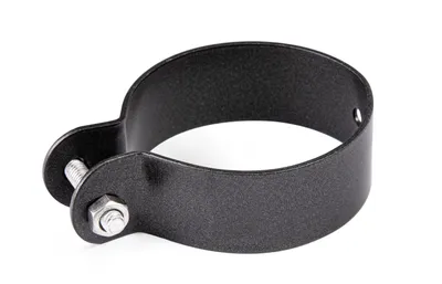 Image de Alberts 831943 Collier de serrage pour étai, galvanisé, revêtement plastique anthracite métallisé, collier de serrage Ø 60 mm, jeu de 5 pièces