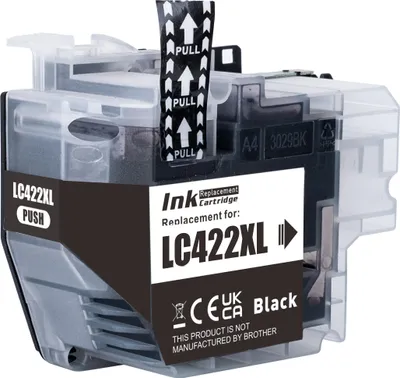 Imagen del producto de TECHTEK Tinta sustituye LC-422XL (LC422XLBK) compatible con [Brother] MFC-J 5340 DW, MFC-J 5340 DWE Ecopro, MFC-J 5345 DW, MFC-J 5740 DW, MFC-J 6540