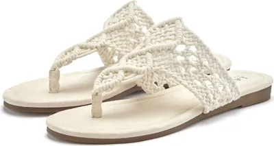 Produktbild von LASCANA Pantolette Sommerschuh, Zehentrenner, Sandale, offener Schuh, Mule, beige Größe 36