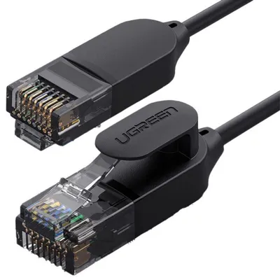 Image de Câble Ugreen Internet Câble réseau Ethernet Câble patch RJ45 Cat 6A UTP 1000Mbps 2m noir (70334)