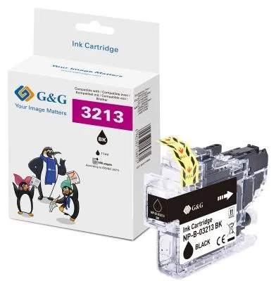 Produktbild von G&G 14922, Hohe (XL-) Ausbeute, Schwarz, 11 ml, 1 Stück(e), 500 Seiten, Einzelpackung