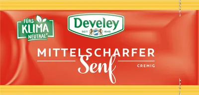 Produktbild von Develey Senf mittelscharf - Portionsbeutel - 200x 15ml