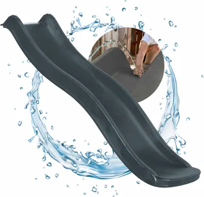 Produktbild von Spielturmking Kinderrutsche WAVE 1,75 m Podesthöhe 0,90 m - Anthrazit 30105-13