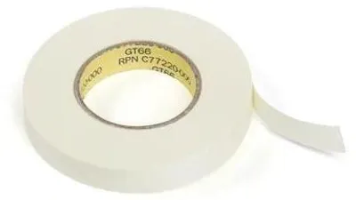 Image de Ruban en fibre de verre Chemelex, GT-66, 20 m, pour câbles chauffants, ruban adhésif en fibre de verre, blanc, 1 pièce