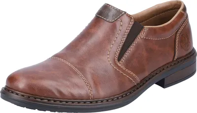 Produktbild von Rieker Herren Slipper Halbschuh Gummizug 17659, Größe:43 EU, Farbe:Braun