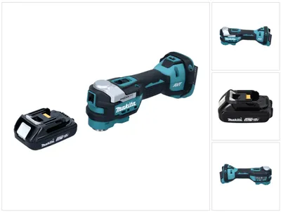 Produktbild von Makita DTM 52 A1 Akku Multifunktionswerkzeug 18 V Starlock Max Brushless + 1x Akku 2,0 Ah - ohne Ladegerät