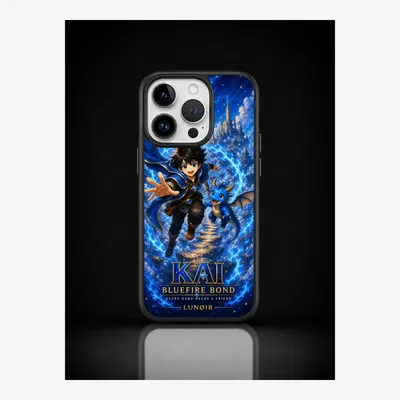 Imagen del producto de Funda para iPhone 14 Pro, carcasa protectora para teléfono móvil con diseño de Kai – LUNØIR ©