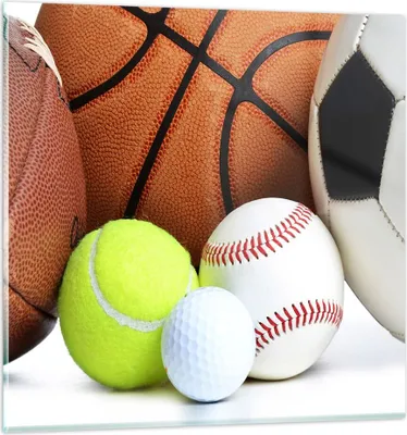 Produktbild von Bilder auf glas - Fußball Ball Sport Golf - 70x70cm - Glasbilder - Wandbilder - Kunstdruck - zum Aufhängen bereit - Wanddekoration aus Glas - Glas Bilder - Wandbild auf Glas - GAC70x70-2793