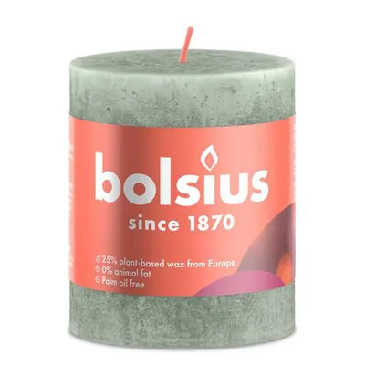 Obrázek produktu pro Rustikální svíčka Bolsius Jade Green