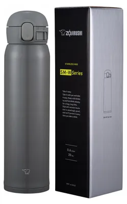 Produktbild von Großer Thermobecher ZOJIRUSHI SM-WR60-HP 480 ml Grau JAPANISCH