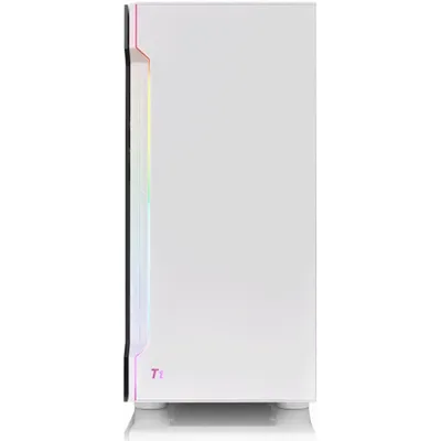 Produktbild von Thermaltake H200 TG Snow RGB, Midi Tower, PC, Weiß, ATX, micro ATX, Mini-ITX, SPCC, 18 cm