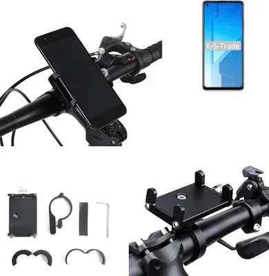 Produktbild von K-S-Trade Handyhalterung für das Fahrrad kompatibel mit Huawei Honor Play 4 5G Halter Lenkstange Fahrradhalterung Motorrad Bike Mount Befestigung