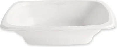 Immagine prodotto di NATUREStar 41174Schalen quadratisch 470 ml 180 x 180 x 40 mm Zuckerrohr weiß
